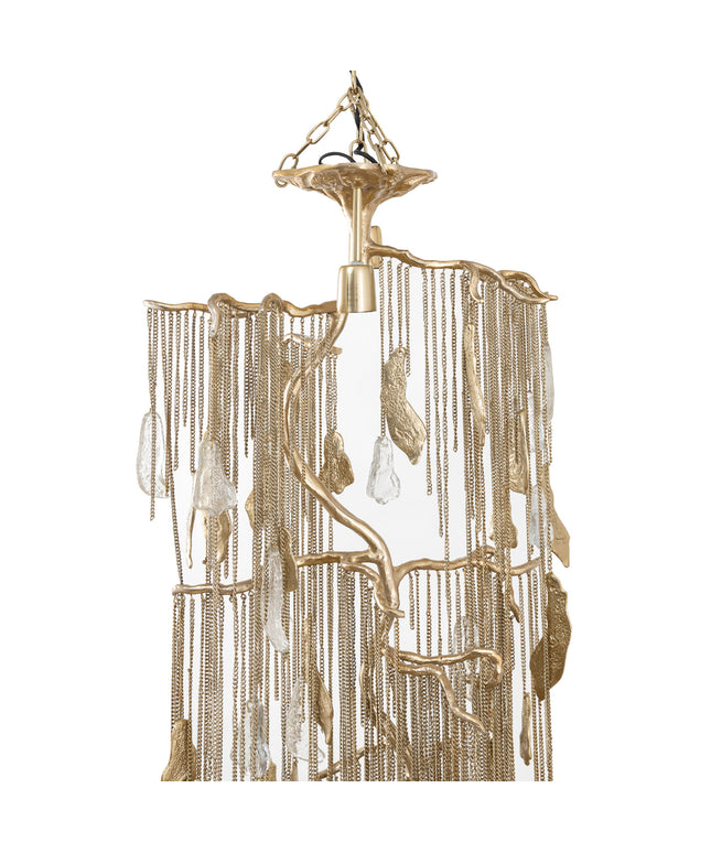 Wilco Brass casted alu hanging lamp chains small