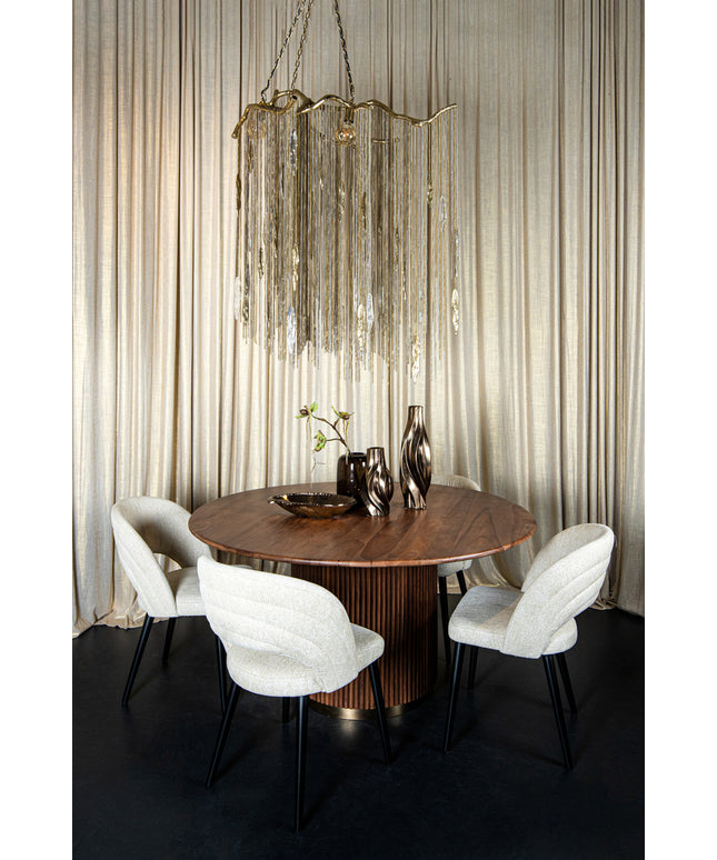 Wilco Brass casted alu hanging lamp chains wide