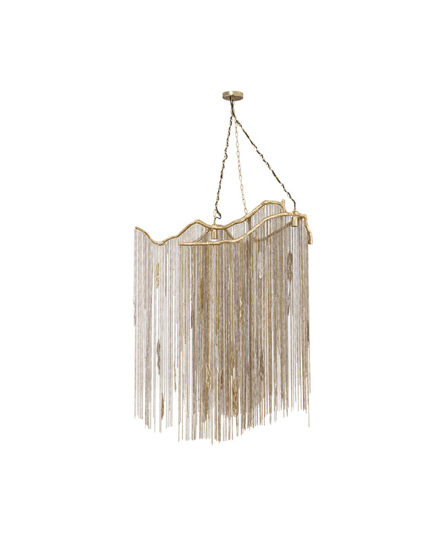 Wilco Brass casted alu hanging lamp chains wide