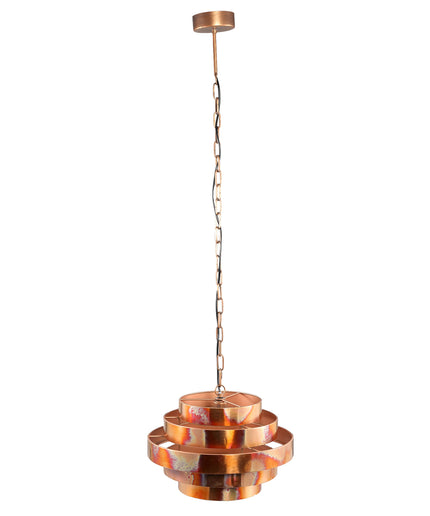 Zanth Copper shiny metal hanging lamp five layers