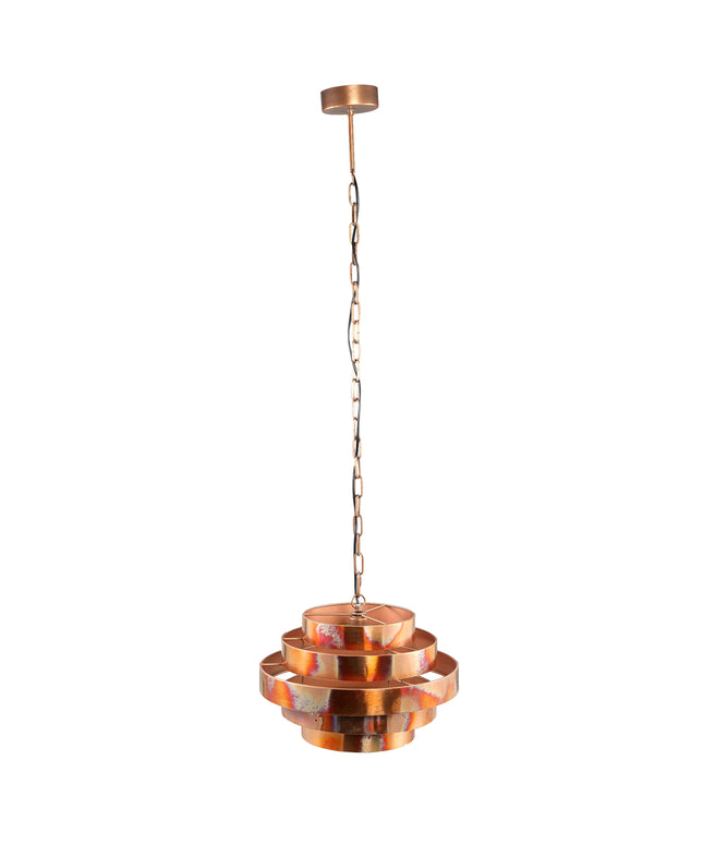 Zanth Copper shiny metal hanging lamp five layers