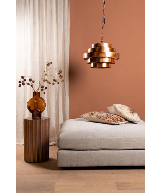 Zanth Copper shiny metal hanging lamp five layers